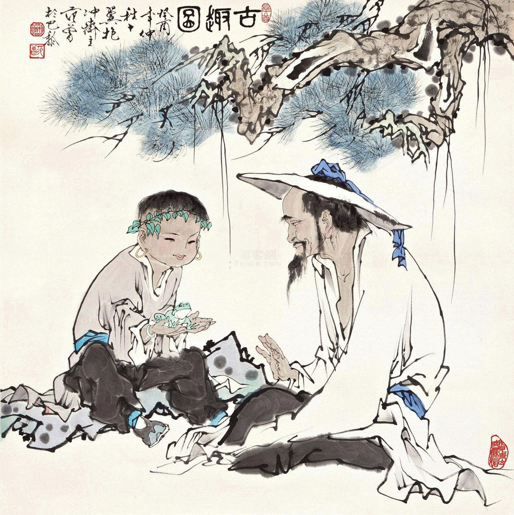 范曾 古趣图